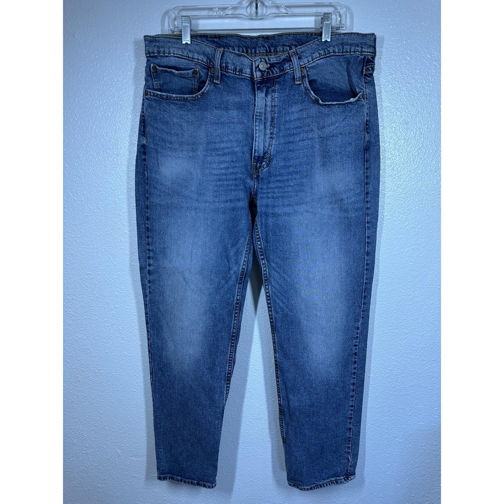 Levis‎ 514 Jeans Mens 38x30 Blue Denim Straight Leg Medium Wash Stretch W38 L30